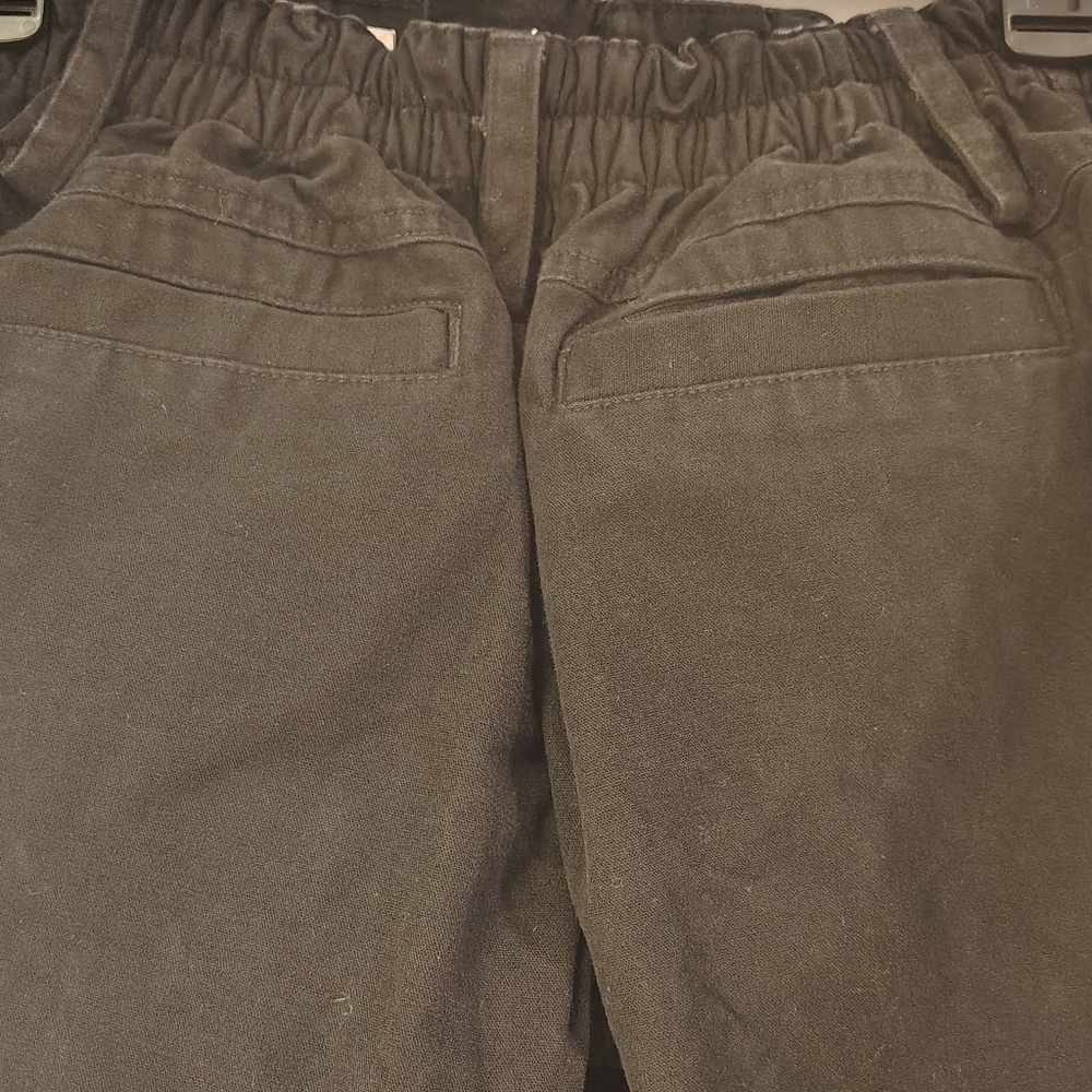 Motel Womens Small Hansa Cargo Trouser Black Utility Handmade 100% Cotton - Picture 10 of 11